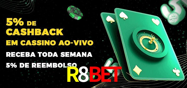 Promoções do cassino ao Vivo R8Bet